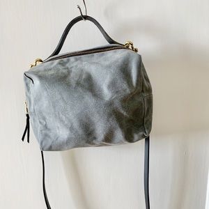 waxed canvas x body bag w removable strap